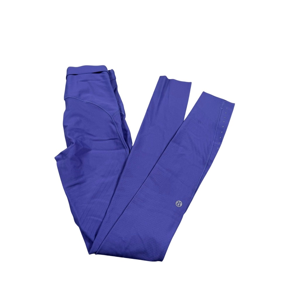 Lululemon Womens 0 SenseKnit High-Rise Running Tight 28" Purple Charged Indigo
